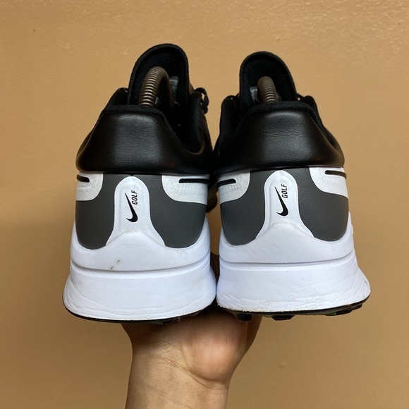 Nike React Air Zoom Infinity Tour NEXT% Spikeless Golf Shoes “Black Gray White” - Picture 5 of 17
